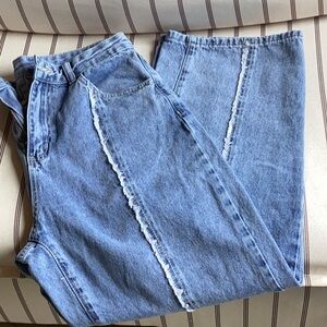 Dazy high waisted, wide leg jeans